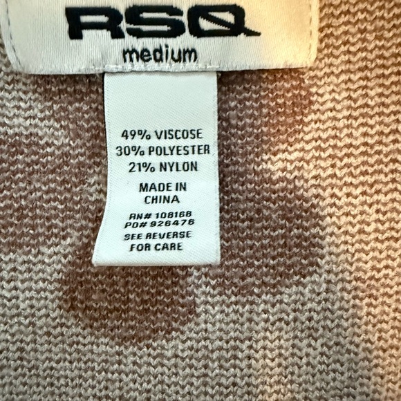 RSQ Brown and Cream Floral Mini Dress 🌼 - Picture 5 of 9